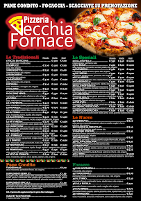 Menu du Pizzeria Vecchia Fornace Acireale à Acireale