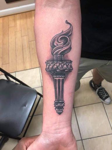 Explore cover up tattoo ideas for names on wrist, creative tattoo ideas in Goose Creek, available at Red Kirin Tattoo