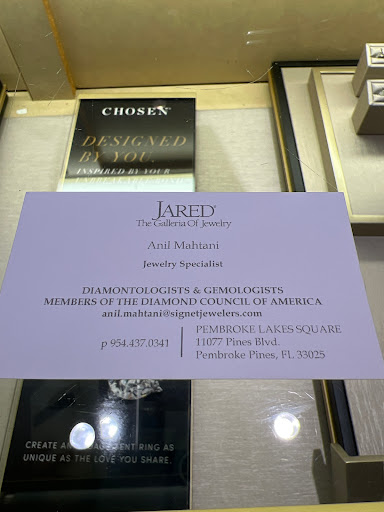 Jewelry Store «Jared The Galleria of Jewelry», reviews and photos, 11077 Pines Blvd, Pembroke Pines, FL 33025, USA