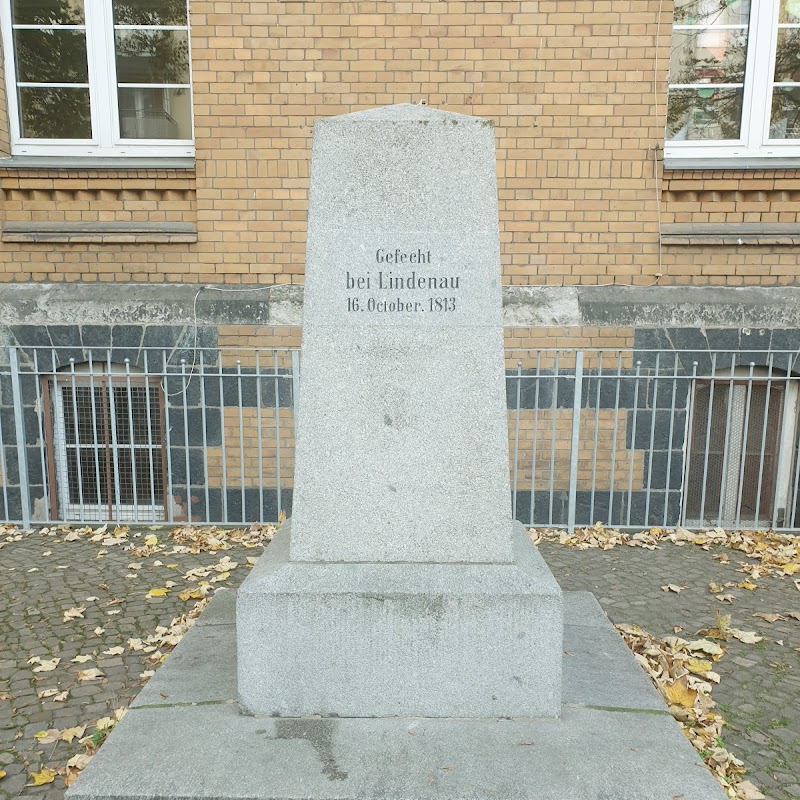 Gedenkstein zum Gefecht bei Lindenau am 16. Oktober 1813