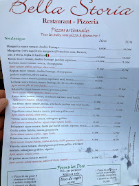 BELLA STORIA PIZZERIA MONTAUBAN à Montauban carte