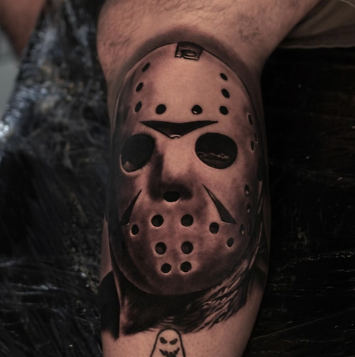 Explore heavy equipment tattoo ideas, creative tattoo ideas in San Antonio, available at Firme Copias Tattoo Studio