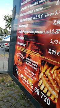 Mac Bratwurst à Goslar menu