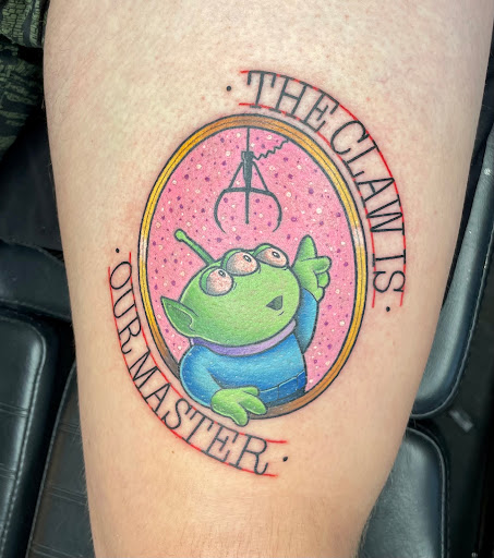 Explore middle neck tattoo ideas, creative tattoo ideas in Omaha, available at Collective Hive Tattoo