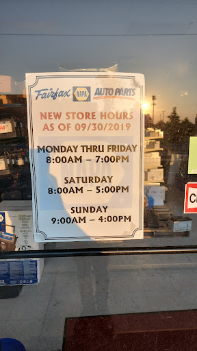 Auto Parts Store «NAPA Auto Parts - Fairfax Auto Parts Inc», reviews and photos, 23070 Oakgrove Rd, Sterling, VA 20166, USA