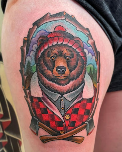 Explore 80's tattoo ideas, creative tattoo ideas in Milwaukee, available at Solid State Tattoo