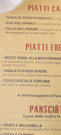 Cafétéria Botega Caffe Cacao Saronno à Saronno (la carte)