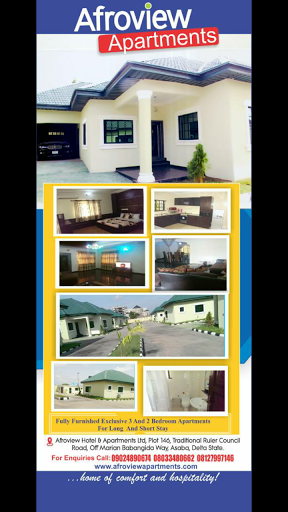 afroview hotel and apartments, plot 146 traditional ruler Council Road off maria babangida way, Asaba, Nigeria, Apartment Building, state Anambra