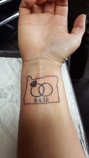 Explore round tattoo ideas, creative tattoo ideas in Portland, available at Skin City Tattoo and Body Piercing