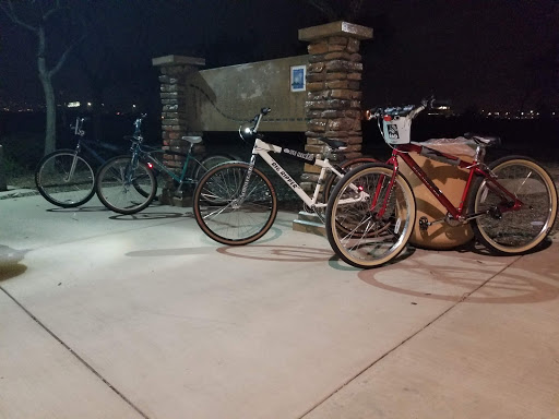 Parking lot for motorcycles San Bernardino