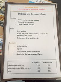Le Moment à Saint-André-de-Sangonis menu