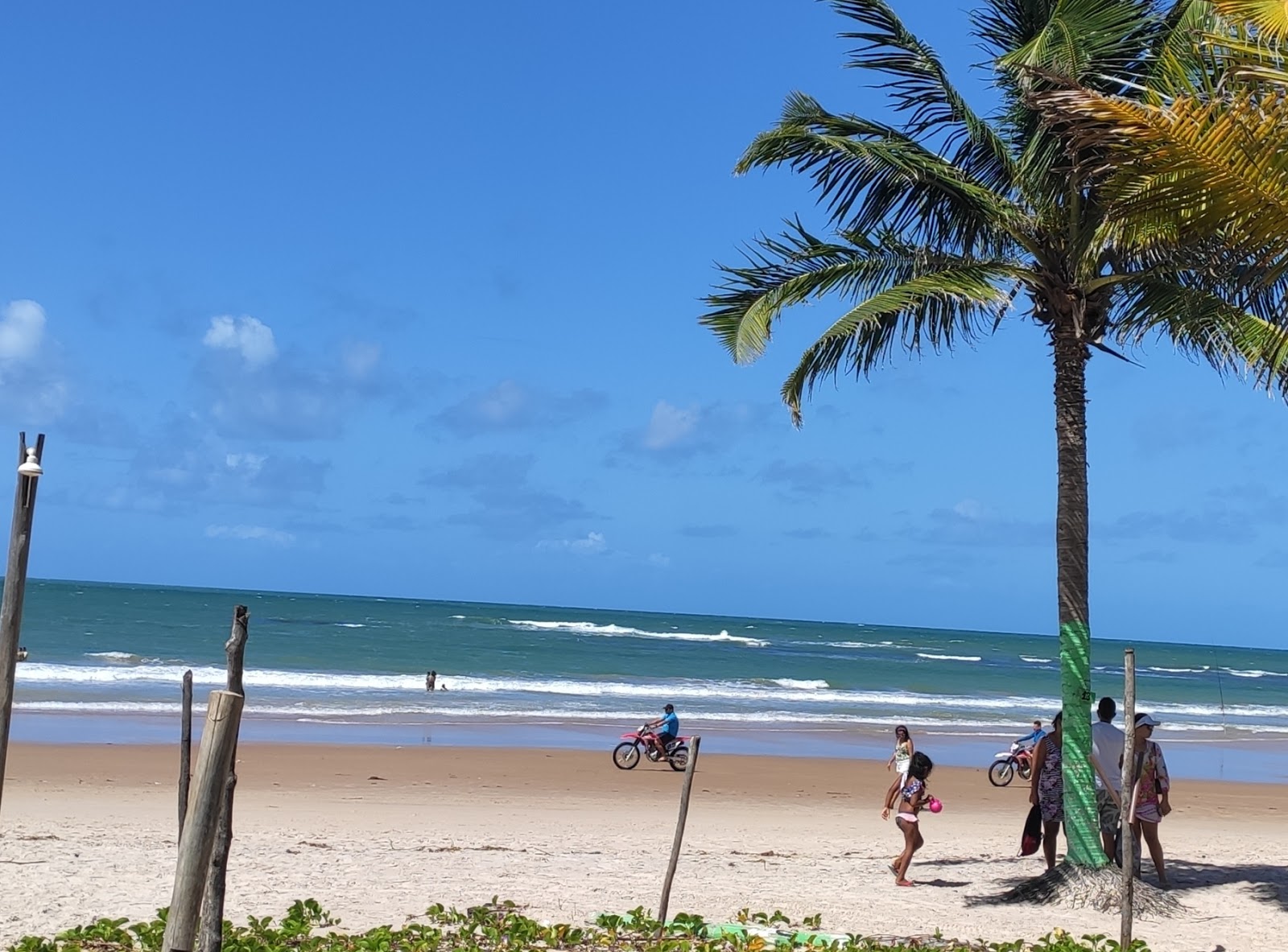 Foto di Spiaggia di Lagoa do Pau e l'insediamento