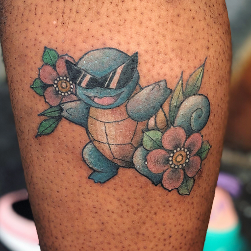 Explore thin blue line tattoo ideas, creative tattoo ideas in Goose Creek, available at Red Kirin Tattoo