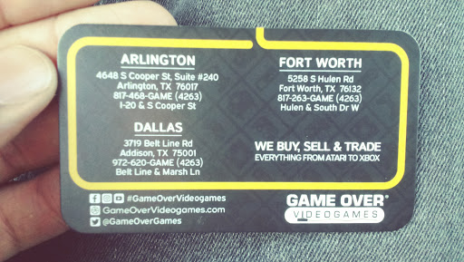 Video Game Store «Game Over Videogames», reviews and photos, 3719 Belt Line Rd, Addison, TX 75001, USA
