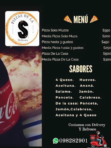 Opiniones de Pizzas de la S en Rivera - Pizzeria