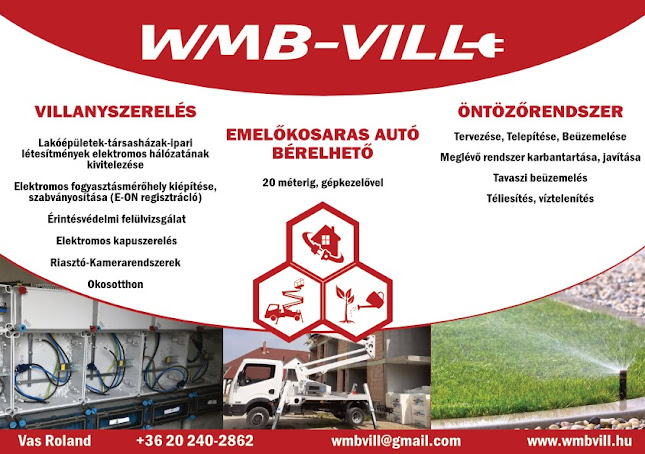 WMB-VILL Kft. - Villanyszerelő