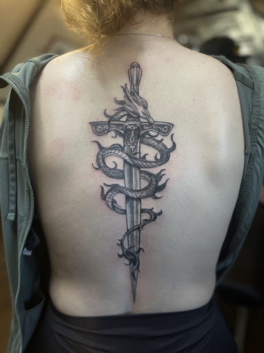 Explore vegeta and bulma tattoo ideas, creative tattoo ideas in Duluth, available at Gitchee Gumee Tattoo