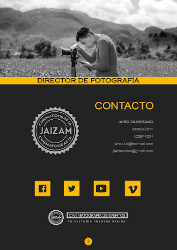 JAIZAM CINEMATOGRAFIA - productora audiovisual - fotografia y video
