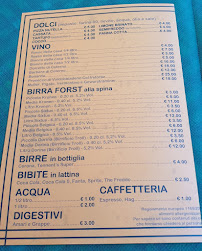 Bar Lago Tana à Arenzano menu
