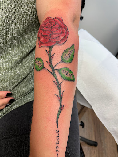 Find simple tree tattoo ideas for your next unique tattoo in West Fargo at Addictions Collective Studios