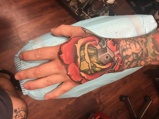 Explore air force tattoo ideas, creative tattoo ideas in Manassas, available at Exposed Temptations Tattoo