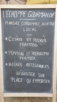 L'échoppe gourmande à Saint-Céneri-le-Gérei carte