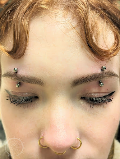 Explore north star tattoo ideas, creative tattoo ideas in Eau Claire, available at Steel N Ink Body Piercing