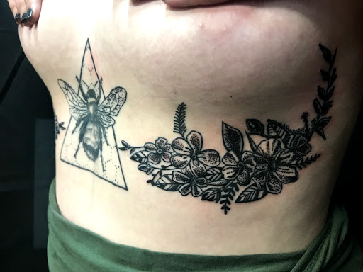 Explore cute dog tattoos ideas, creative tattoo ideas in Copperas Cove, available at Black Moon Tattoo Company