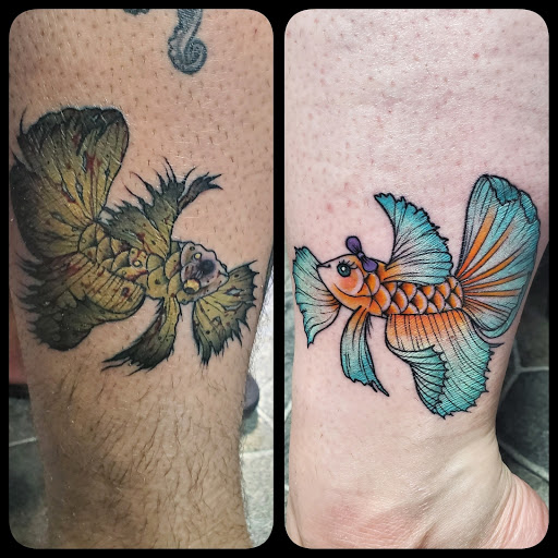 Explore boston bruins tattoo ideas, creative tattoo ideas in Kennewick, available at Powers Tattoo Company