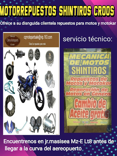 Mecánica de motos SHINTIROS CROOS - Callería