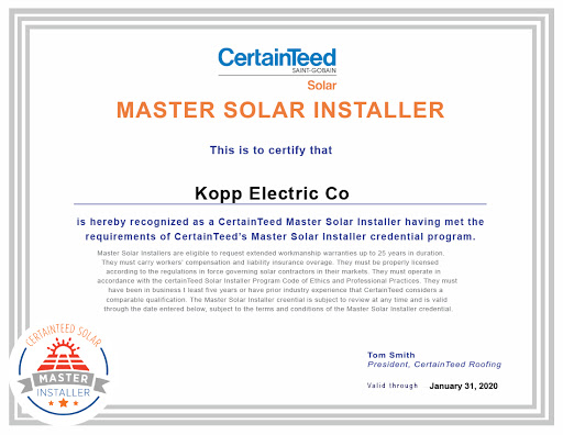 Solar Energy Equipment Supplier «Kopp Electric Company», reviews and photos, 1184 Fischer Blvd, Toms River, NJ 08753, USA