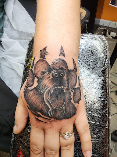 Explore jackalope tattoo ideas, creative tattoo ideas in Dickinson, available at Creative InSight Tattoo