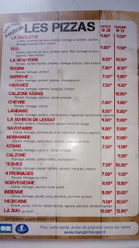 Restaurant Au Chalet à Lessay (la carte)