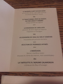 Restaurant André à Valence - menu / carte