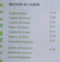 Carte du Trattoria La Sosta à Toscolano Maderno