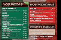 Menu du Camion Pizza grizzly à emporter à La Cadière-d'Azur