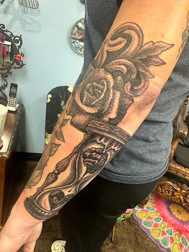 Explore husky tattoo ideas, creative tattoo ideas in Topeka, available at Looking Glass Tattoo & Gallery