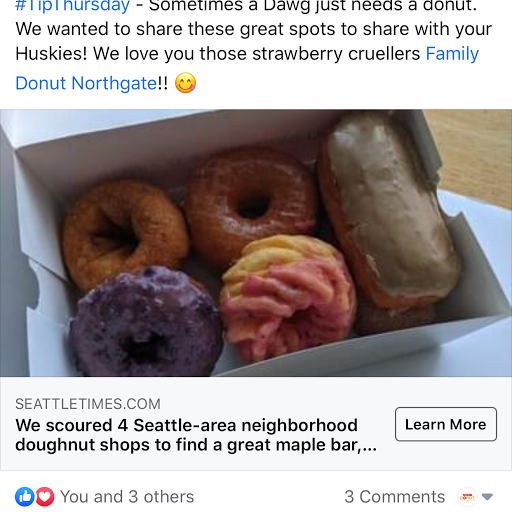 Donut Shop «Family Donut Shop», reviews and photos, 2100 N Northgate Way, Seattle, WA 98133, USA