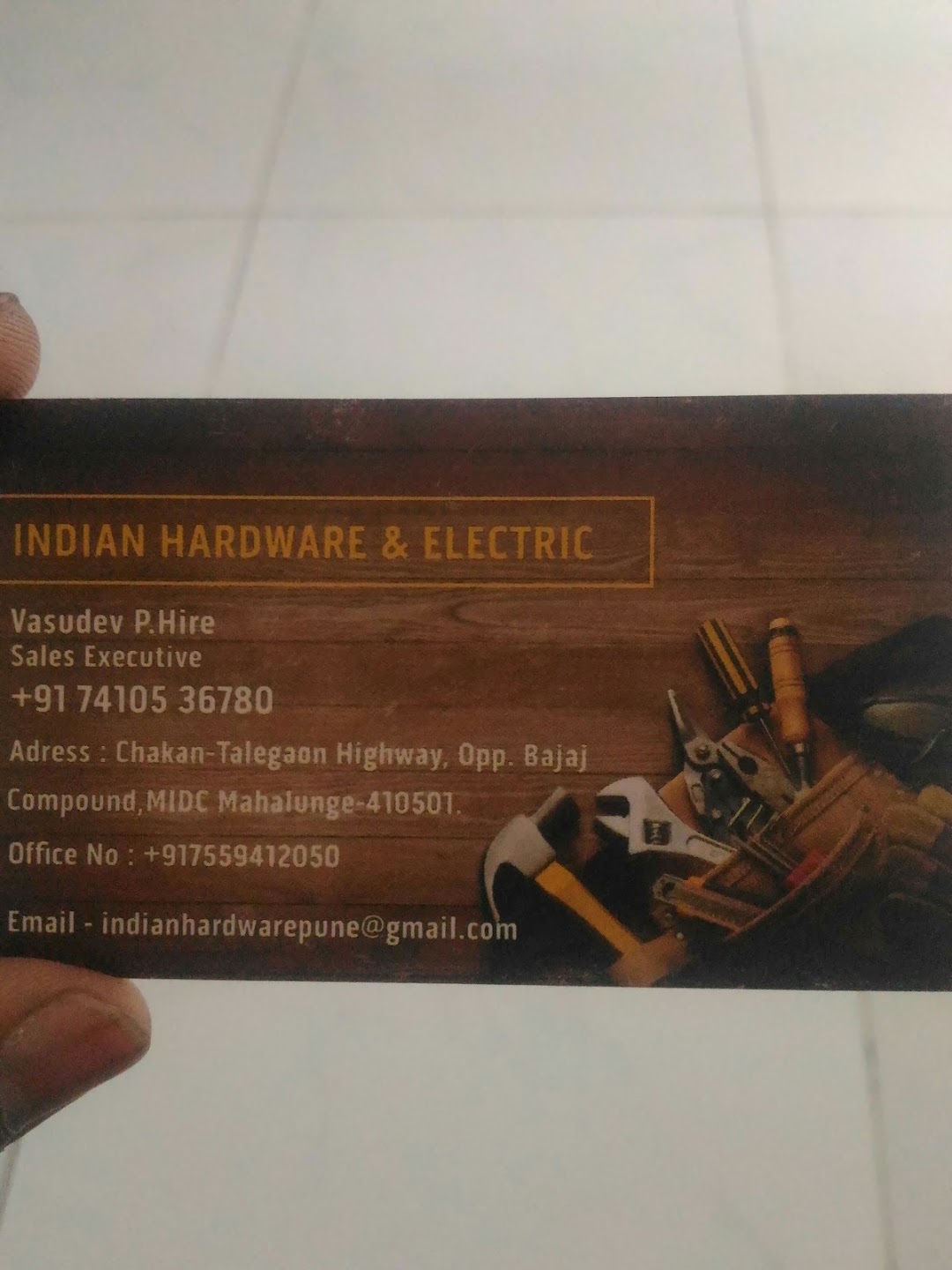 INDIAN HARDWARE & ELECTRIC