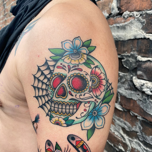 Explore saint michael tattoo ideas, creative tattoo ideas in Glenwood Springs, available at Hole In the Wall Tattoos and Piercing, LLC
