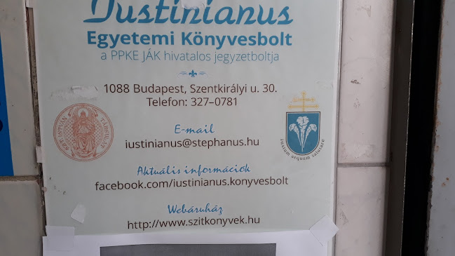 Iustinianus Egyetemi Könyvesbolt - Budapest