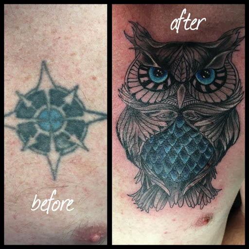 Find best place to find tattoo ideas for your next unique tattoo in Greenfield at Tattoos In Time Studio