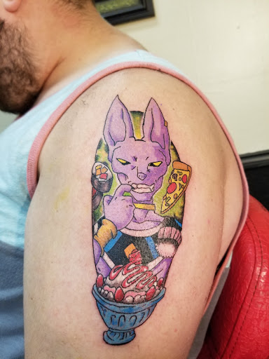 Explore rainbow bridge tattoo ideas, creative tattoo ideas in Onalaska, available at Divine Designs tattoo studio