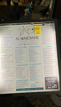 Menu / carte de Al Marciapiè à Lazise