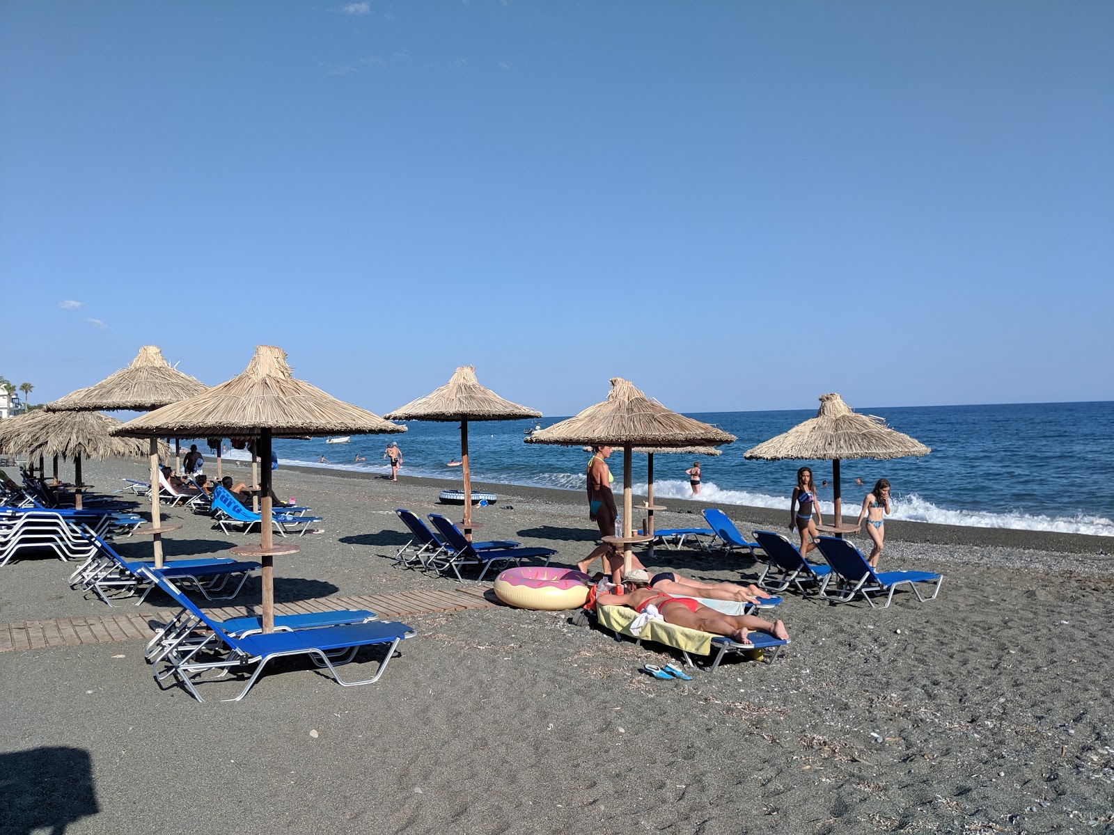 Photo of Mirtos beach with partly clean level of cleanliness