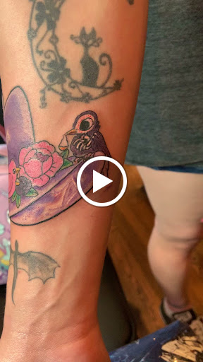 Explore full neck tattoo ideas, creative tattoo ideas in Tempe, available at Club Tattoo