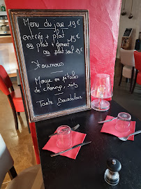 la table des Docks à Biarritz menu