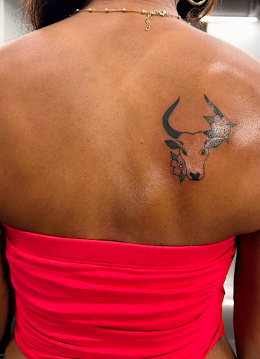 Explore medium tattoo ideas, creative tattoo ideas in Addison, available at Cat Tattoo