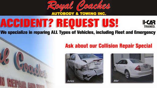 Auto Body Shop «Royal Coaches Auto Body & Towing», reviews and photos, 14827 Ramona Blvd, Baldwin Park, CA 91706, USA