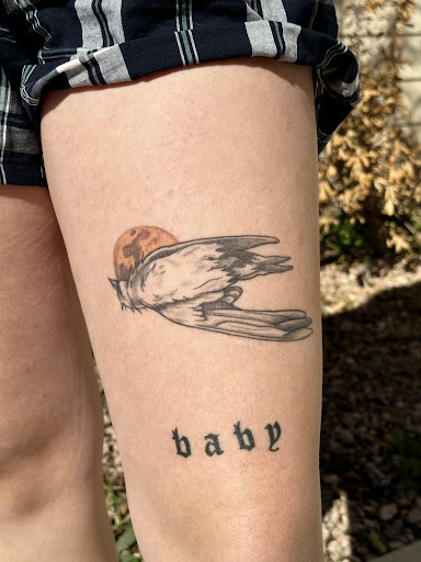 Explore salmon tattoo ideas, creative tattoo ideas in San Antonio, available at Soft Revolution Tattoo